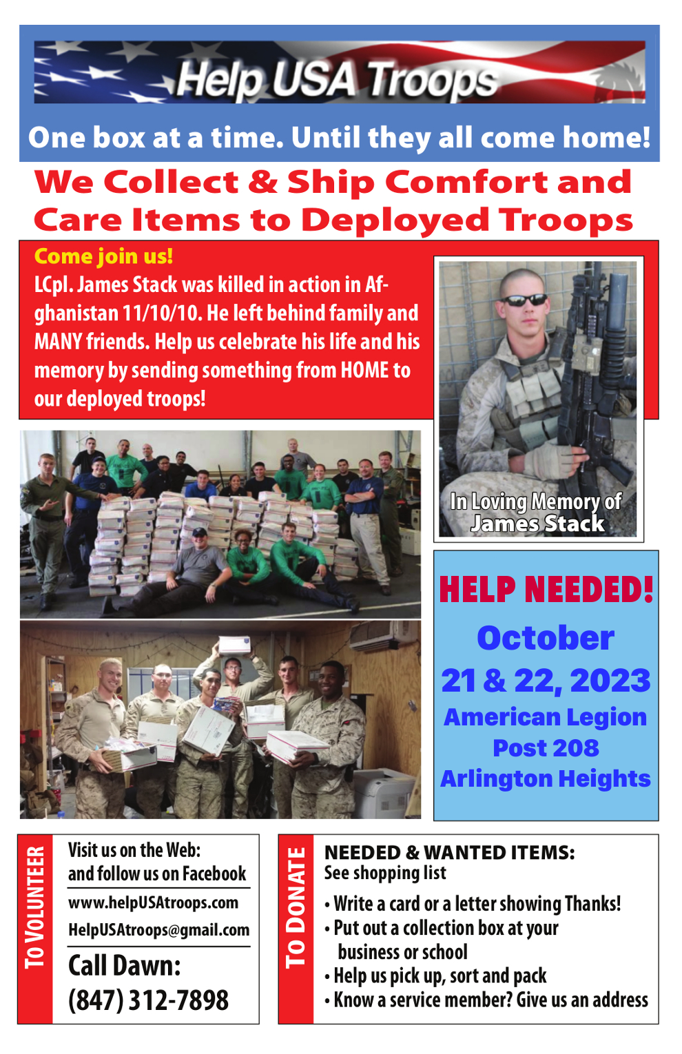 Supporting Our Troops One Box at a Time!